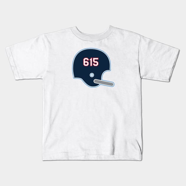 Tennessee Titans 615 Helmet Kids T-Shirt by Rad Love